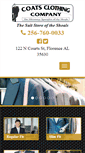 Mobile Screenshot of coatsclothingco.com